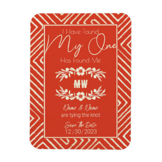 MIJN ÉÉN heeft mij een stambal Afrikaanse bruiloft Magneet