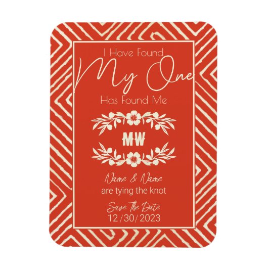 MIJN ÉÉN heeft mij een stambal Afrikaanse bruiloft Magneet (Verticaal)