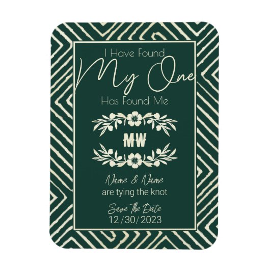 MIJN ÉÉN heeft mij een stambal Afrikaanse bruiloft Magneet (Verticaal)