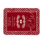 MIJN ÉÉN heeft mij een stambal Afrikaanse bruiloft Magneet (Horizontaal)