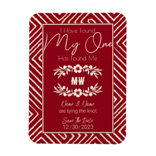 MIJN ÉÉN heeft mij een stambal Afrikaanse bruiloft Magneet (Verticaal)