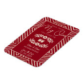 MIJN ÉÉN heeft mij een stambal Afrikaanse bruiloft Magneet (Linkerzijde)