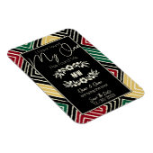 MIJN ÉÉN heeft mij een stambal Afrikaanse bruiloft Magneet (Rechterzijde)