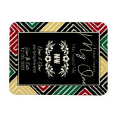 MIJN ÉÉN heeft mij een stambal Afrikaanse bruiloft Magneet (Horizontaal)