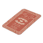 MIJN ÉÉN heeft mij een stambal Afrikaanse bruiloft Magneet (Linkerzijde)