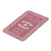 MIJN ÉÉN heeft mij een stambal Afrikaanse bruiloft Magneet (Linkerzijde)