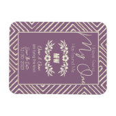 MIJN ÉÉN heeft mij een stambal Afrikaanse bruiloft Magneet (Horizontaal)