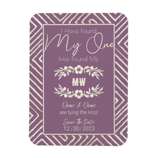 MIJN ÉÉN heeft mij een stambal Afrikaanse bruiloft Magneet (Verticaal)