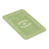 MIJN ÉÉN heeft mij een stambal Afrikaanse bruiloft Magneet (Rechterzijde)