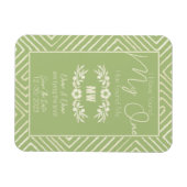 MIJN ÉÉN heeft mij een stambal Afrikaanse bruiloft Magneet (Horizontaal)