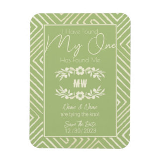 MIJN ÉÉN heeft mij een stambal Afrikaanse bruiloft Magneet