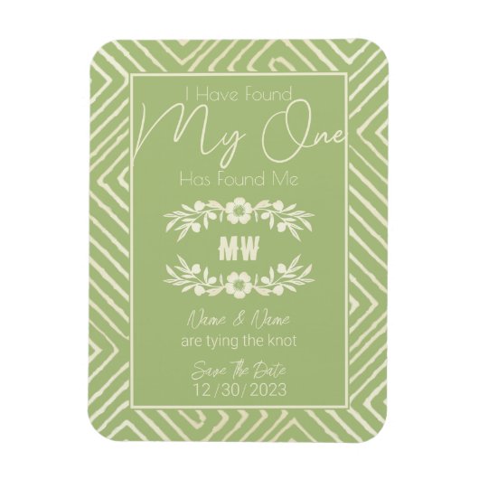 MIJN ÉÉN heeft mij een stambal Afrikaanse bruiloft Magneet (Verticaal)