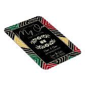 MIJN ÉÉN heeft mij een stambal Afrikaanse bruiloft Magneet (Rechterzijde)