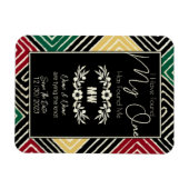 MIJN ÉÉN heeft mij een stambal Afrikaanse bruiloft Magneet (Horizontaal)