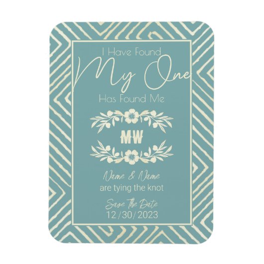 MIJN ÉÉN heeft mij een stambal Afrikaanse bruiloft Magneet (Verticaal)