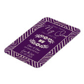 MIJN ÉÉN heeft mij een stambal Afrikaanse bruiloft Magneet (Linkerzijde)