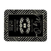 MIJN ÉÉN heeft mij een stambal Afrikaanse bruiloft Magneet (Horizontaal)