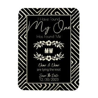 MIJN ÉÉN heeft mij een stambal Afrikaanse bruiloft Magneet