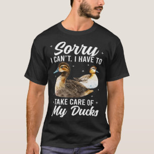 Mijn Eenden Duck Moeder Eend Eigenaar Eend Mama T-shirt