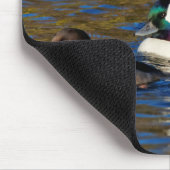 Mijn eenden in een rij krijgen: vier buffelkoppen muismat (Hoek)