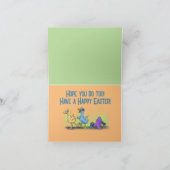 Mijn eenden in een Row~PaasKaart Feestdagen Kaart (Binnen)