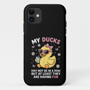 Mijn Eenden Kunnen Niet in het Gelid Staan Grappig Case-Mate iPhone Case