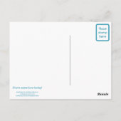 Mijn eenhoorn leiden briefkaart (Achterkant)