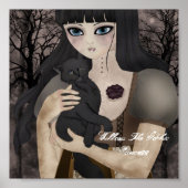 Mijn eenoogige zwarte lijn poster (Voorkant)