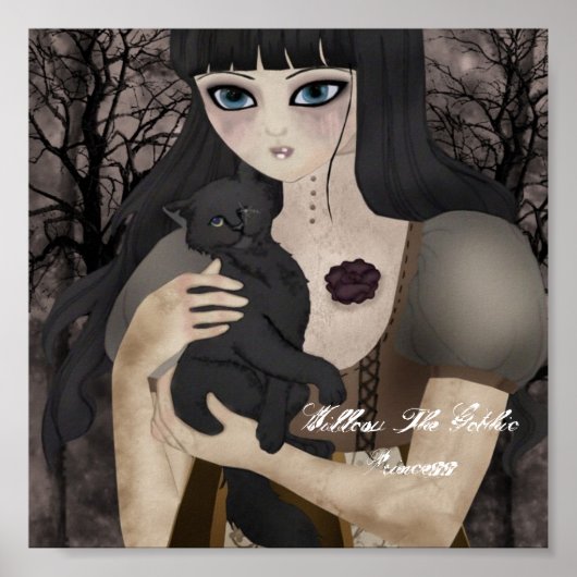 Mijn eenoogige zwarte lijn poster (Voorkant)