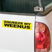 Mijn eenus uitknijpen bumpersticker (Op Truck)