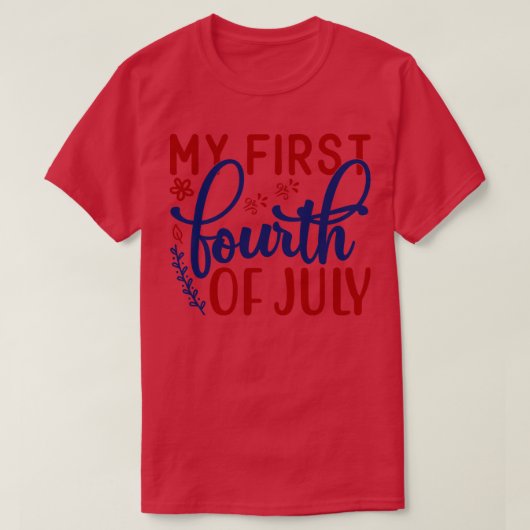 Mijn eerste 1 juli t-shirt (Design voorkant)