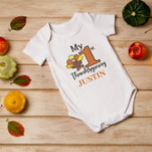Mijn eerste 1e Thanksgiving gepersonaliseerd Romper