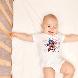 Mijn eerste 4 juli baby bodysuit