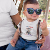 Mijn eerste 4 juli Baby Bodysuit T-shirt