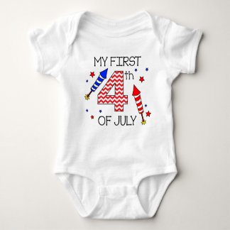 Mijn eerste 4 juli Baby Romper