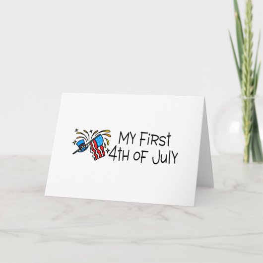 Mijn eerste 4 juli kaart (Voorkant)