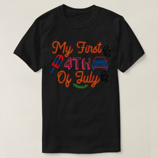 mijn eerste 4 juli t-shirt (Design voorkant)