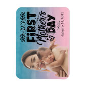 Mijn eerste aangepaste Moederdag Foto Magneet (Verticaal)