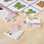 Mijn Eerste ABC Biggenpuzzel Legpuzzel (Zijkant)
