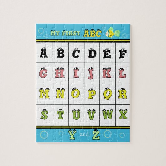 Mijn Eerste ABC Gouden vis Puzzel (Verticaal)