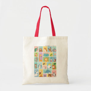 Mijn eerste alfabet ABC Animals Canvas tas