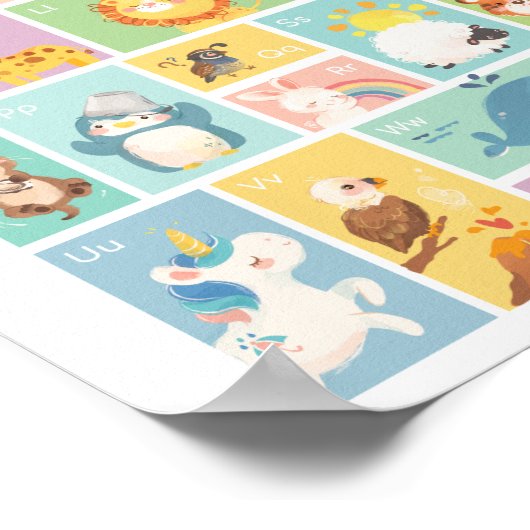Mijn eerste alfabet ABC Animals Poster (Hoek)