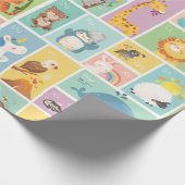 Mijn eerste alfabet ABC-dieren Cadeaupapier (Hoek)