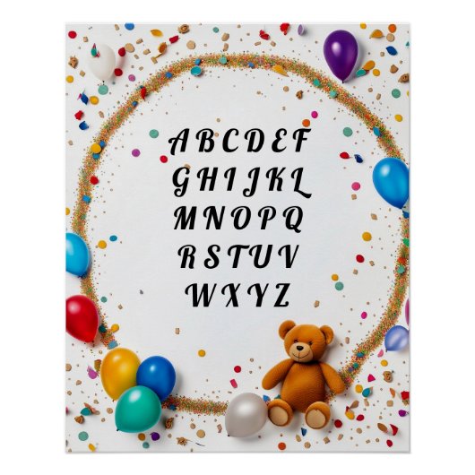 Mijn eerste alfabet perfect poster (Voorkant)