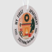 Mijn eerste appartement 2023 Aangepast adres Ornament (voorkant)