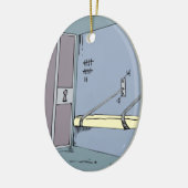 Mijn eerste appartement keramisch ornament (Links)