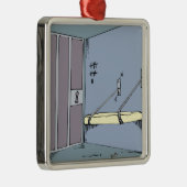 Mijn eerste appartement metalen ornament (Rechts)