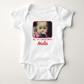 Mijn eerste Baby met Kerstmis Romper (Voorkant)