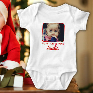 Mijn eerste Baby met Kerstmis Romper
