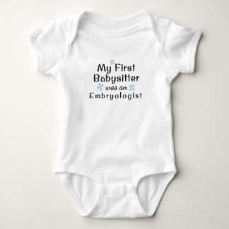 Mijn eerste baby was een embryoloog Snowflake Romper